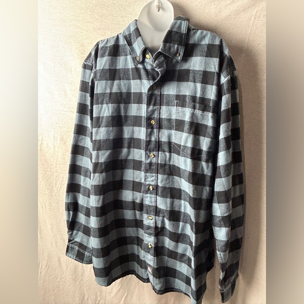 REAL WORK men’s flannel 2XLR